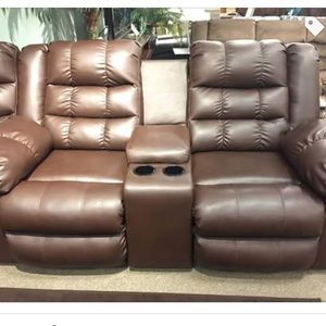 double recliner sofa